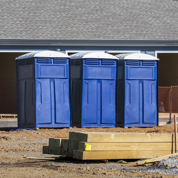 how can i report damages or issues with the portable toilets during my rental period in Kaw City Oklahoma